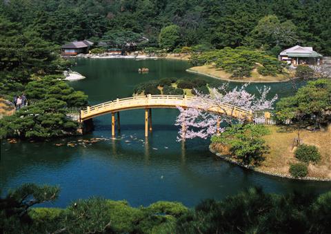 栗林公園 「お庭の国宝」とも称される特別名勝に指定